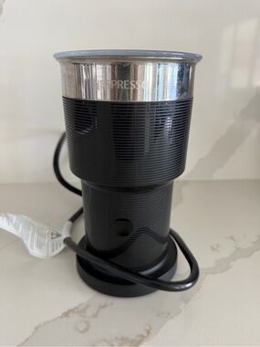 Nespresso Aeroccino XL Milk Frother - Black & Silver Trim